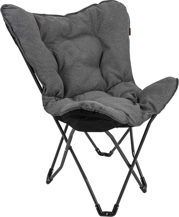 Bo-camp - urban outdoor - chaise papillon - grainger - m - nika - gris