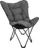 Bo-camp - urban outdoor - chaise papillon - grainger - m - nika - gris