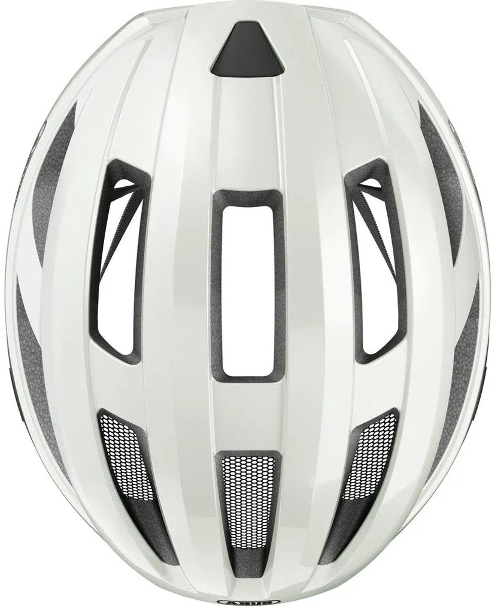 ABUS CASHET MACATOR MIPS PEARL WHITE L 58-62CM