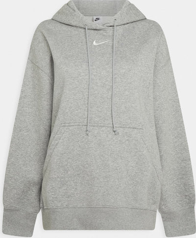 Nike w nsw phnx flc os po sweat à capuche sport femme - gris - taille xs