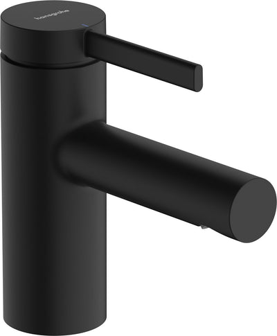 Robinet WC Hansgrohe Zesis S 70 avec poignée droite pour eau froide ou température préréglée sans vidage noir mat