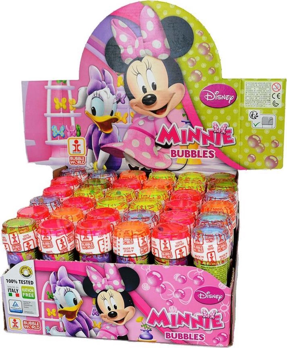 Disney Minnie Mouse souffleur à bulles 8 pièces