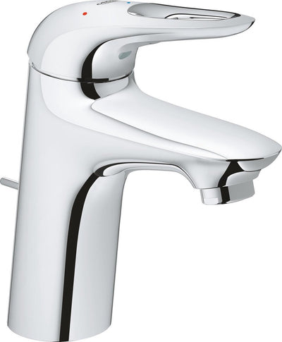 Nouveau robinet de lavabo Grohe eurostyle - bec moyen - avec vidage extractible - économie d'eau
