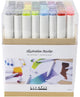 Stylo à dessin Creativ company, largeur de trait 1+8 mm, couleurs standards, 48 pièces 1 boîte