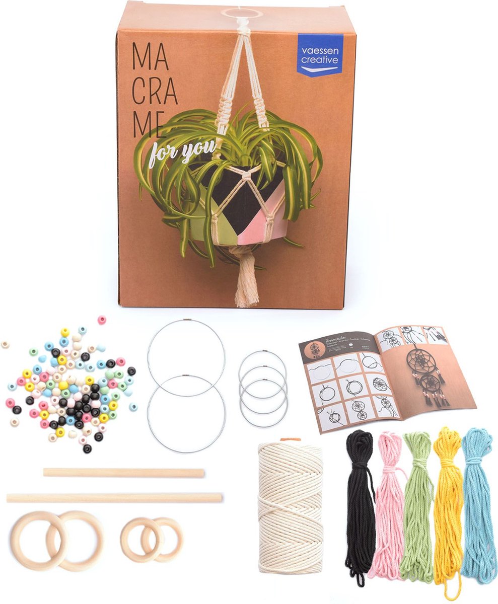Vaessen creative • set de tissage macramé