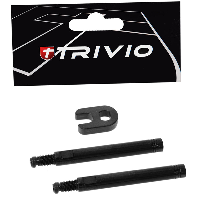 Trivio - kit d'extension de valve noir 50 mm avec outils