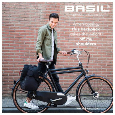 Basil Flex Sac à dos pour vélo Noir 17L