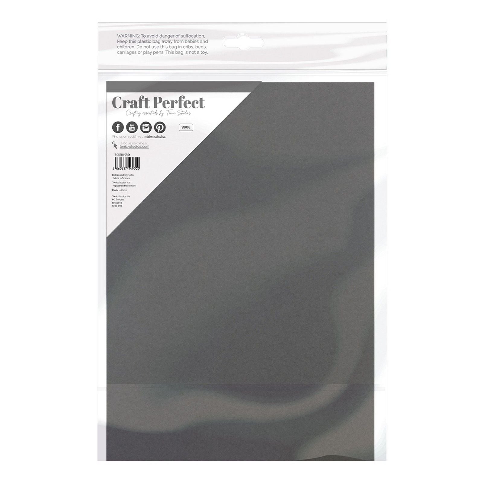 Craft perfect par Tonic Studios Craft Perfect • carte lisse a4 240g gris étain 5pcs