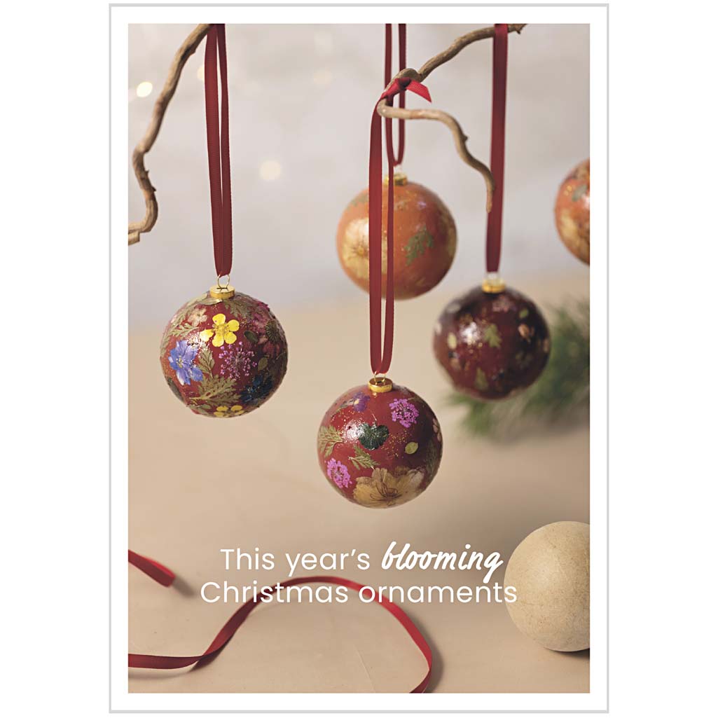 Carte postale d'entreprise Creativ, la meilleure boule de Noël de la saison, a5, feuille 14,8x21 cm, 1 pièce