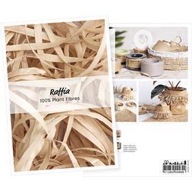 Carte d'inspiration Creativ company, fil de raphia en papier, a5, feuille 14,8x21 cm, 1 pièce