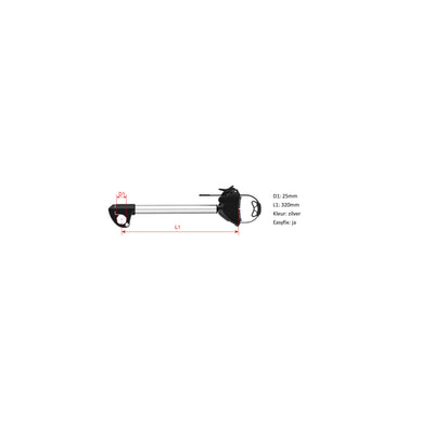 Porte-trame pro-utilisateur de 25 mm de long