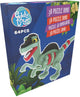 Eddy Toys Puzzle 3D Dino 64 pièces - Puzzle Dinosaure 3D - Puzzle de construction 64 pièces - Modèle de dinosaure à construire soi-même - Jouets à partir de 3 ans