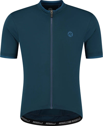 Rogelli chemise de cyclisme essentielle - manches courtes - homme - bleu - taille 3xl