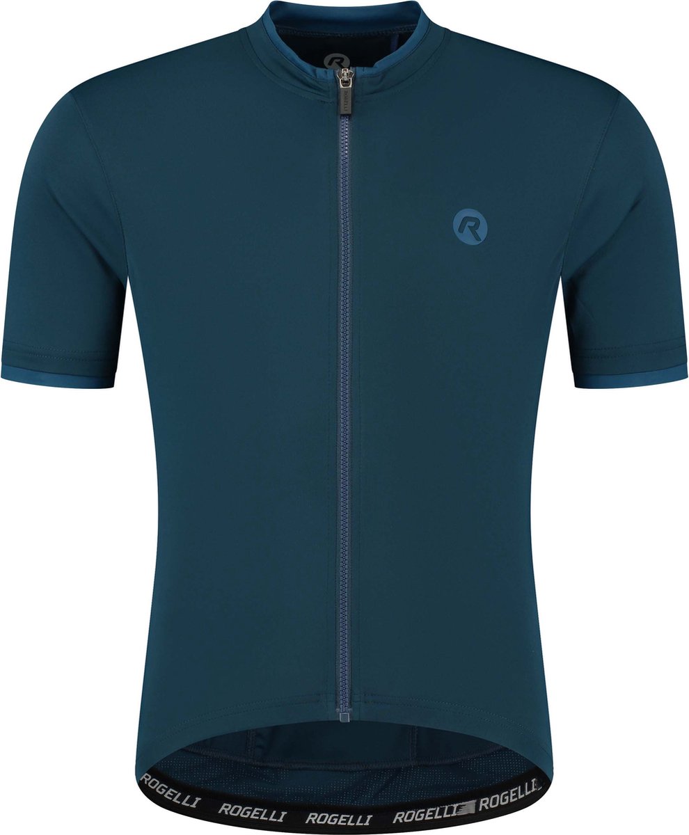 Rogelli chemise de cyclisme essentielle - manches courtes - homme - bleu - taille s