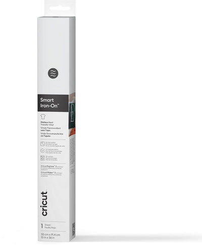 Thermocollant intelligent Cricut 33x91cm – blanc (1 feuille)