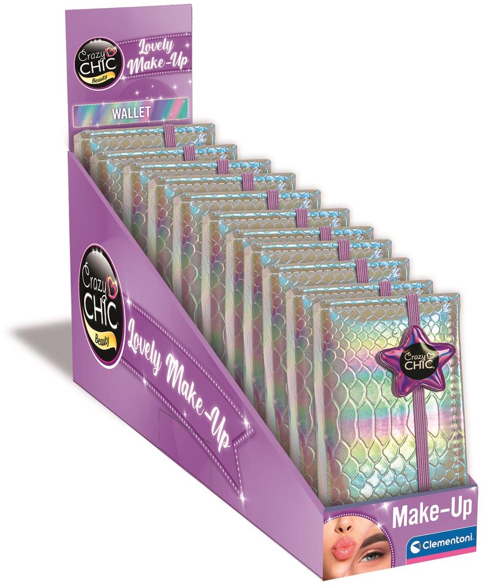 Clementoni Crazy Chic Wallet Star avec maquillage