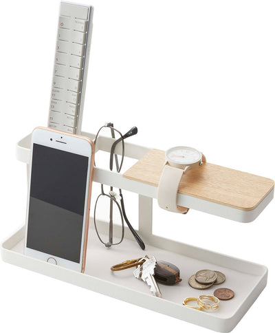 Organisateur de bureau Yamazaki - tour - blanc