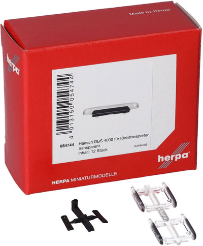 Herpa hänsch dbs 4000 transporteur à poutre pivotante, transparent (12 pièces)