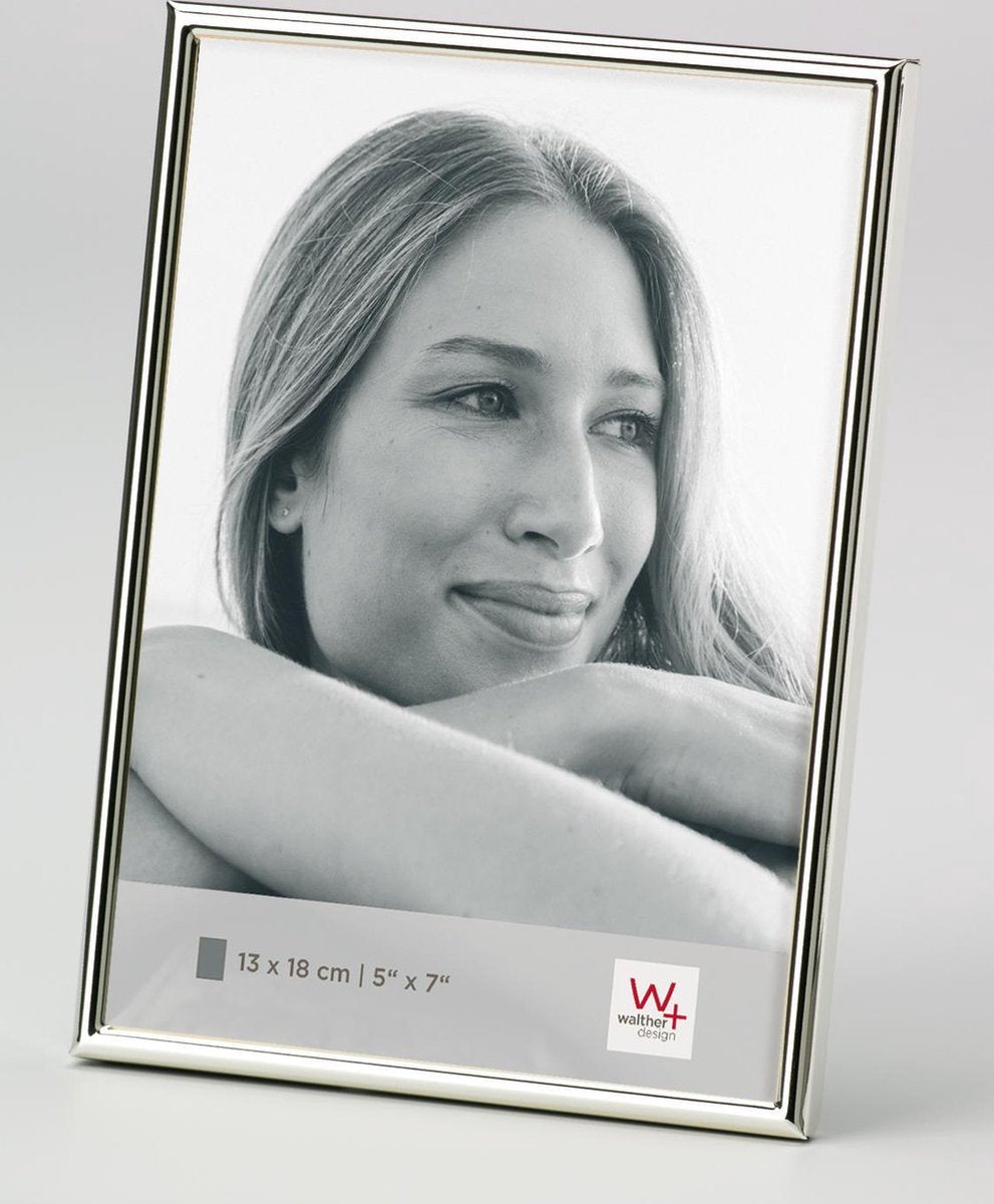 Walther design chloé - cadre photo - format photo 9 x 13 cm - argent