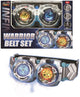 Infinity nado - ensemble de ceintures de guerrier - ceinture de combat + 2 dessus en métal - 7