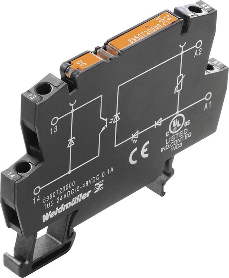 Weidmüller 8950920000 - noir - -20 - 60 °c - 6,1 x 55 x 74,4 mm - 20,9 g