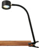 Briloner tari - lampe à pince rechargeable - lampe de bureau noire - lampe de lecture rotative - spot à pince dimmable - sans fil - pour intérieur et extérieur - ip44