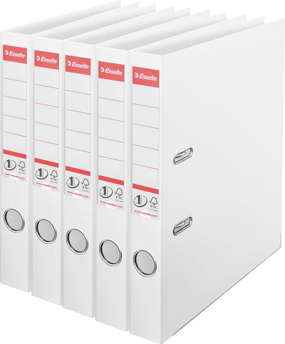 Classeur Esselte nr.1 Vivida - largeur de dos de 50 mm - pack économique (5 pièces) - blanc