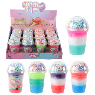 Super slime avec pixels licorne 3 couleurs