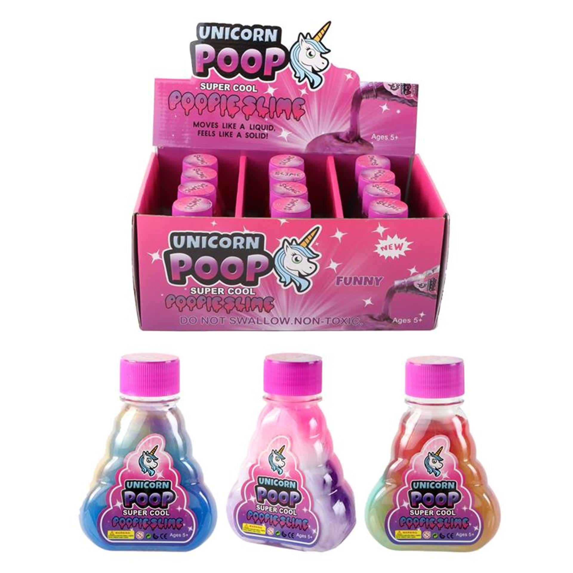 Slime mastic caca de licorne 150 grammes