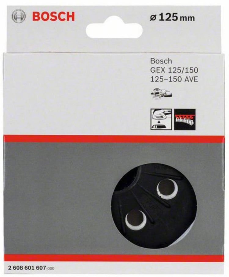 Accessoires Bosch gex 125-150 patin de ponçage moyennement dur 125 mm numéro d'article | 2608601607 - 2608601607