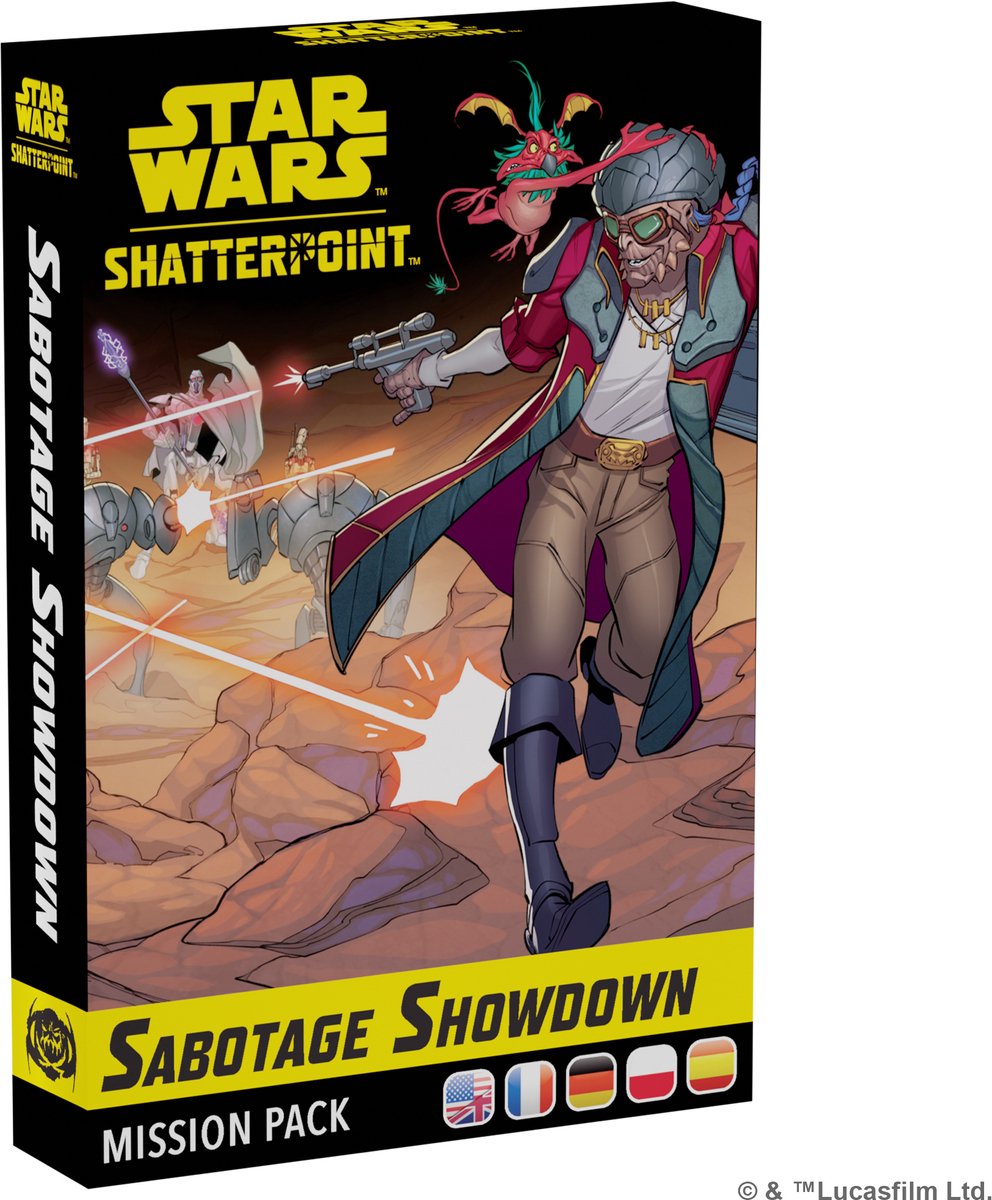 Les joueurs de masse atomique Star Wars Shatterpoint sabotage confrontation - jeu de société