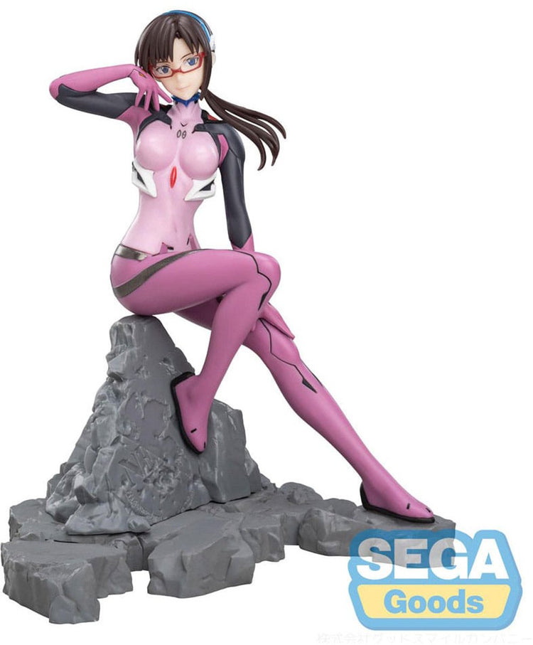 Sega Evangelion : 3.0+1.0 trois fois il était une fois luminasta pvc statue mari makinami illustre vignetteum 30e anniversaire ver. statue de 18 cm