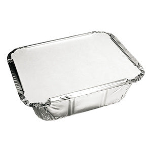 Récipient en aluminium Depa 400 ml + couvercle 14x12x4 cm (25 pièces)