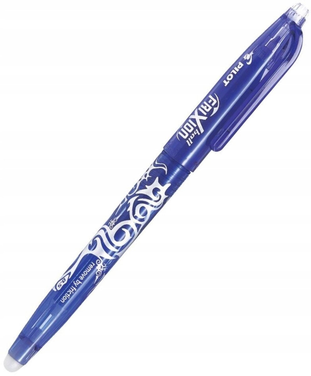 Pilot 2x stylo à bille effaçable Frixion Ball, 0,5 mm, bleu