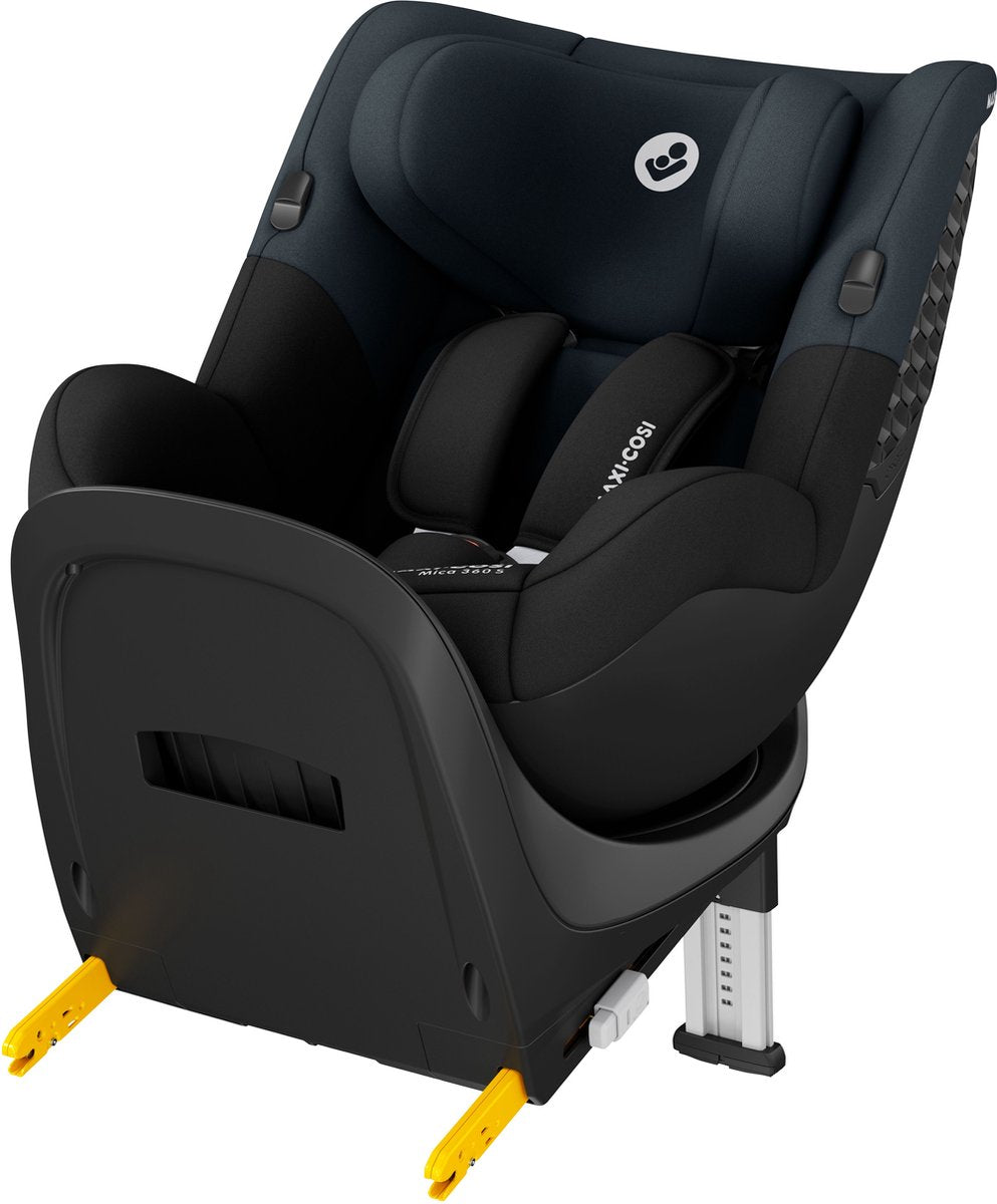 Maxi-cosi mica 360 s i-size - siège auto - noir ton sur ton - du 3 mois à 4 ans