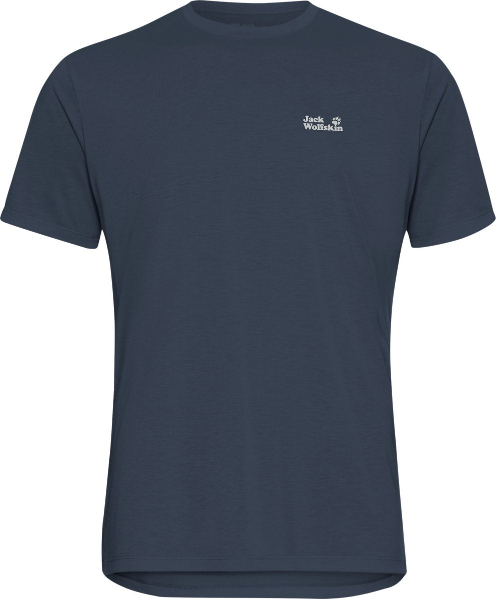 Chemise outdoor homme Jack wolfskin vonnan Graphic t m - ciel de minuit