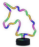 Partyfunlights - Lampe licorne néon LED - licorne - multicolore - sur USB et piles