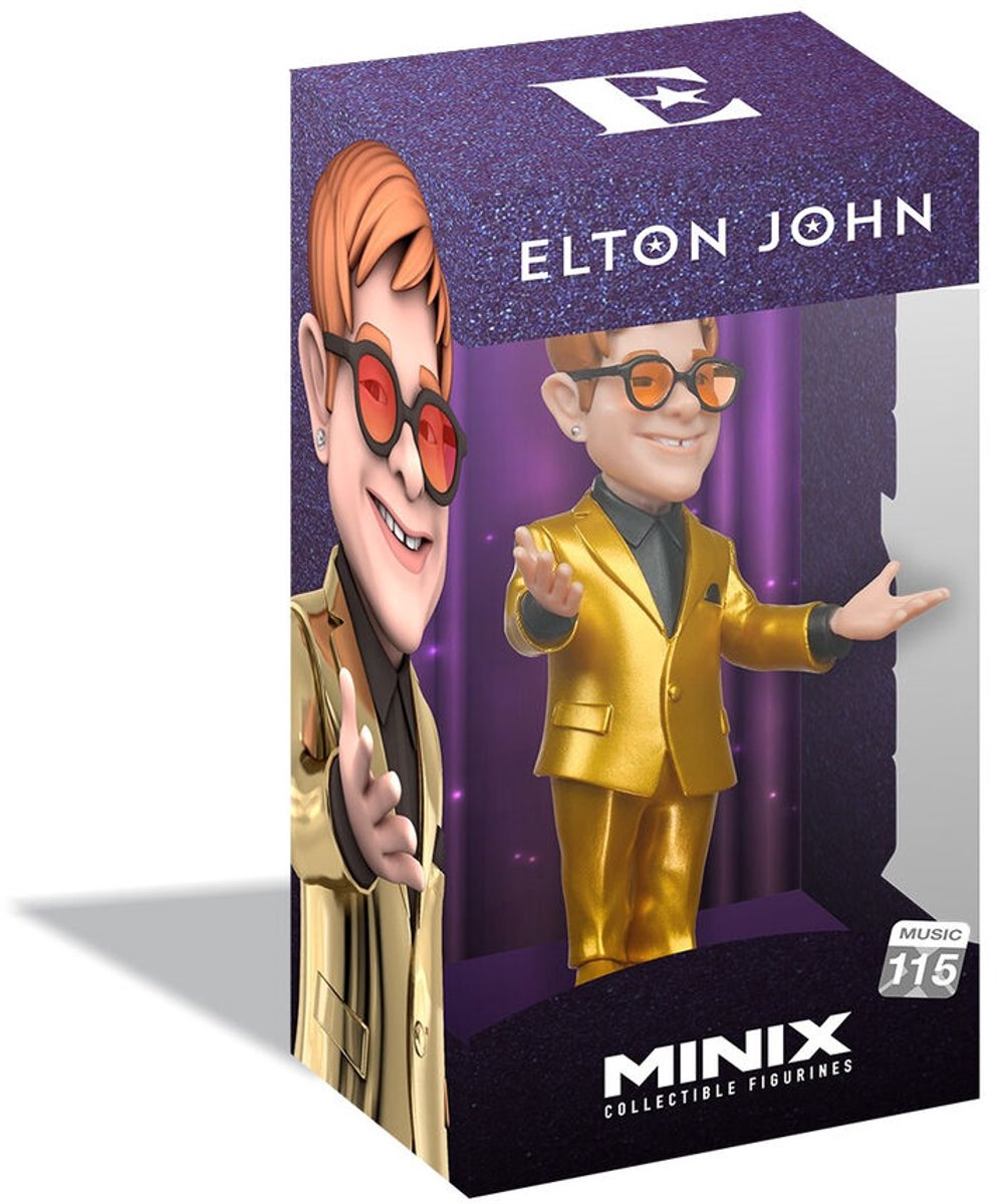 Minix figurine elton john elton john nouvelle mini figurine 12 cm