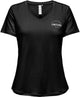 Only play - save life vn ss reg tee - t-shirt d'entraînement manches courtes femmes - noir , blanc