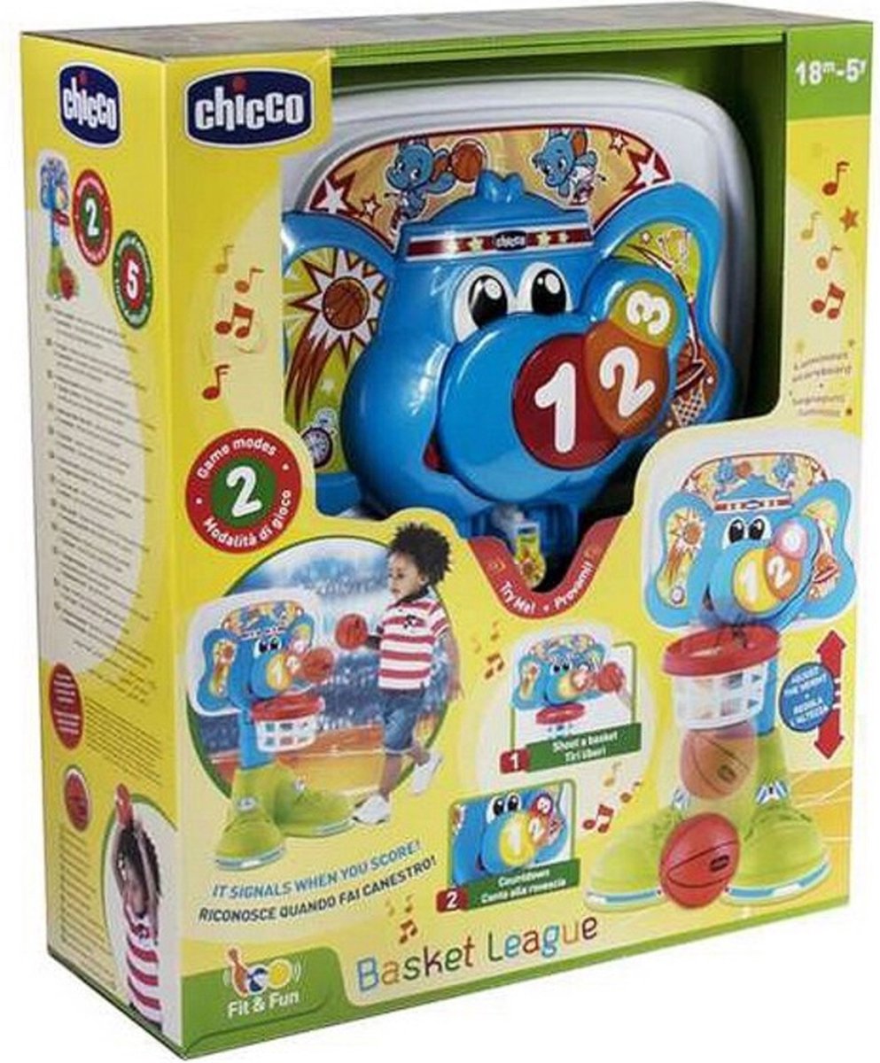 Chicco jeu de basket basket league junior 58 cm 2 parties