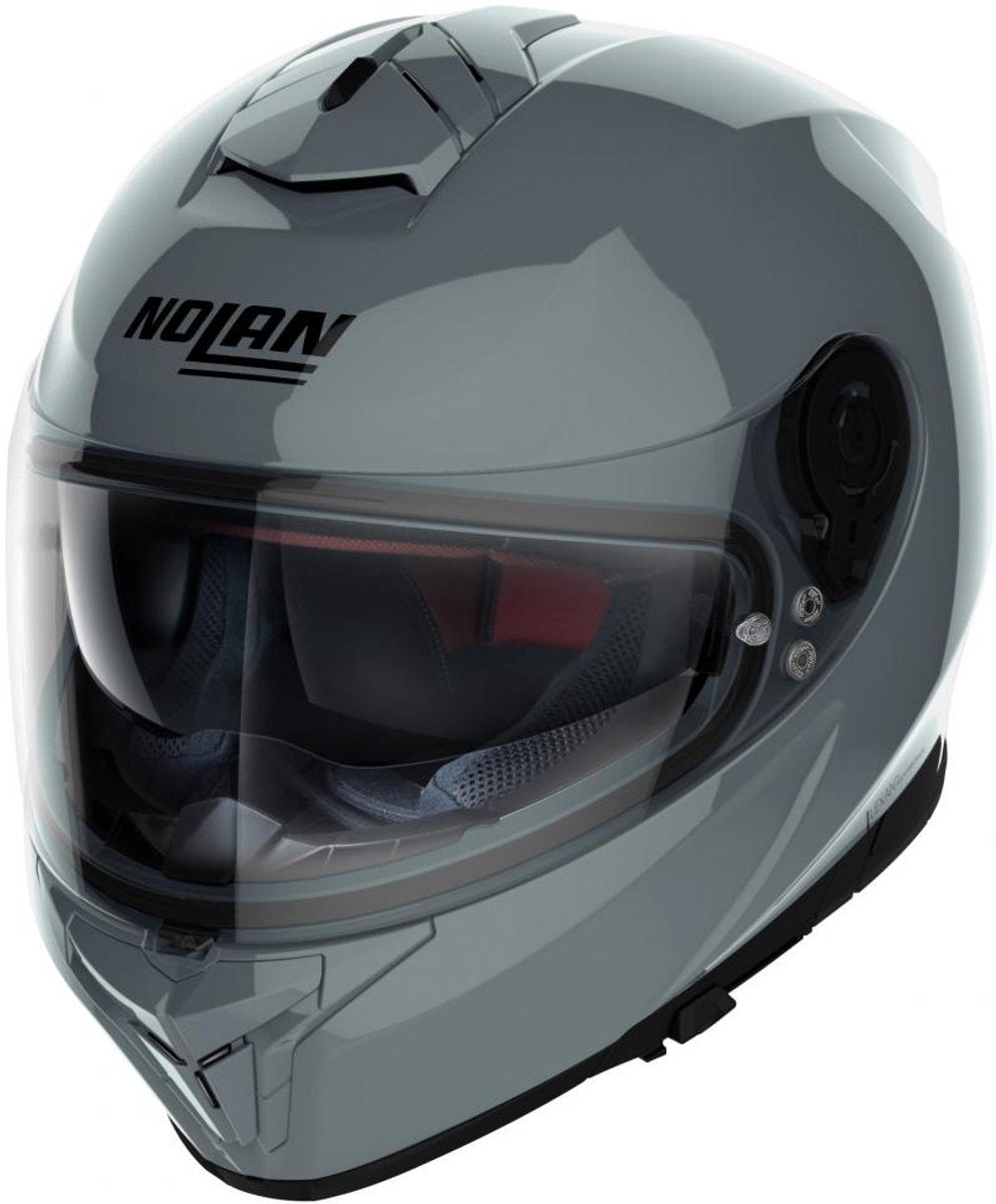 Nolan n80-8 classic n-com 8 gris ardoise xl