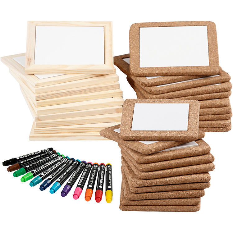 Ensemble de groupe de sous-verres à peindre, couleurs standard, couleurs supplémentaires, 30 pièces, 1 set