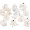 Tirelires Creativ company, blanches, 106 pièces, 1 boîte