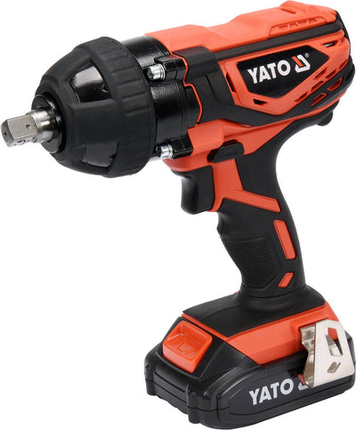 Clé à chocs à batterie Yato yt-82804 – 18v – 300 nm – 1 2 – avec batterie 2,0ah, chargeur et étui