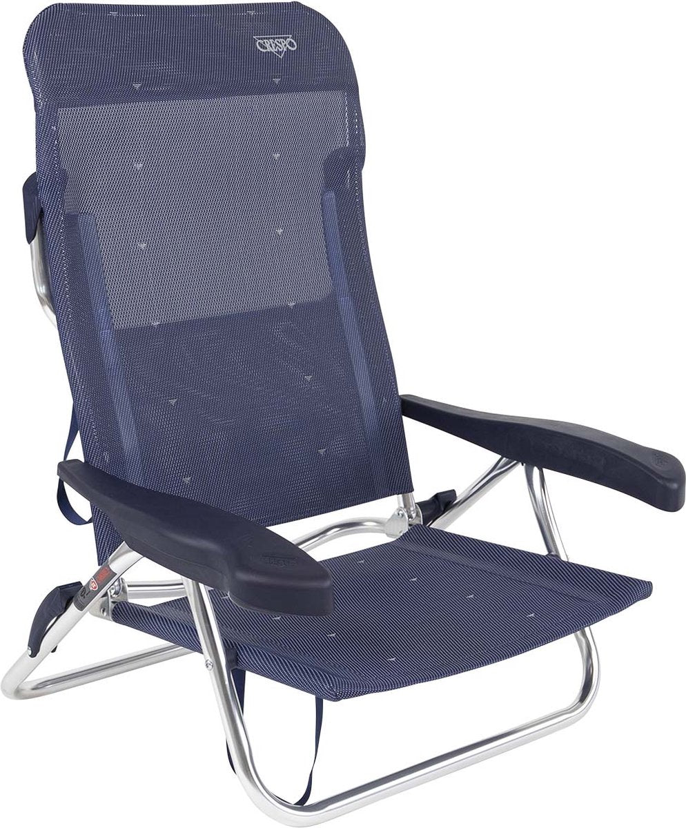 Crespo - chaise de plage - al 221 - bleu foncé
