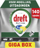 Tablettes pour lave-vaisselle Dreft Platinum citron - défis difficiles - filtre à graisse - 140 pièces