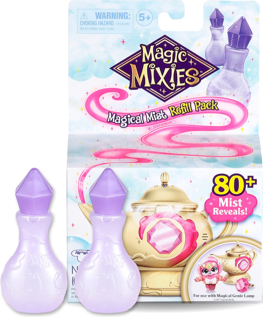 Moose Toys Magic Mixies Lampe magique magique – Pack de recharge de brume bio