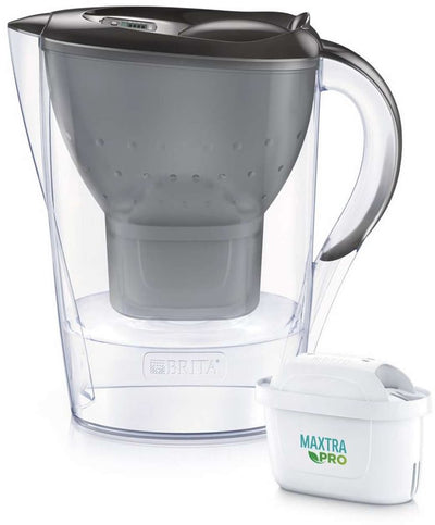 Pichets Brita-bouilloire filtrante marella cool memo, capacité 2,4 l, filtre maxtra pro, graphite 1052794