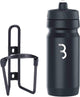 Réservoir de carburant vélo Bbb - porte-bouteille en aluminium avec bouteille - 550 ml - noir mat - vélo de course VTT - porte-gourde vélo - bbc-03c