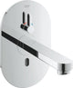 Grohe eurosmart cosmopolitan e finition partie v robinet mural avec bec 17cm avec mitigeur avec transformateur 230v chromé